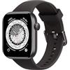 AcclaFit Smartwatch Uomo Donna, 1.85" Orologio Smartwatch con Effettua/Risposta Chiamate, 140 Sportive Smart Watch con Contapassi/Sonno/Cardiofrequenzimetro/SpO2, Impermeabil IP68 Smartband per Android iOS
