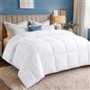 Utopia Bedding Piumone, Primavera/Estivo Piumino, Piumino Leggero, Trapunta Primavera/Estivo 100% Microfibra in Fibra Cava (Primavera/Estivo) (Bianco, 200x220 cm)