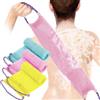 TENQUAN 3 pezzi di spugna esfoliante africana spugna da bagno esfoliante corpo scrubber doccia pelle più liscia per uomini donne pulito e chiaro esfoliante quotidiano lavaggio (Rosa, Verde, Giallo)