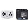 NISHZHU JR1922RXS Auto elettrica per bambini 12 V, 2,4 G, Bluetooth, telecomando e ricevitore per bambini