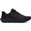 Under Armour Ua Charged Surge 4, Scarpa da corsa Uomo, Black Anthracite White, 43 EU