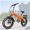K KAISDA Bici Elettrica Fat bike Pieghevole 48V 12.8AH | Ebike Mountain bike 20*4.0 Fat Tire per Adulti