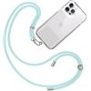 TBOC Cordino Catenella Laccio Strap Porta Cover [Blu Chiaro] per Telefono Cellulare da Collo - Tracolla Catenina con Cordini da Phone Cellulari Telefoni Accessori Universale Laccetti Donna Uomo