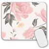 AOKSUNOVA Tappetino per il mouse con motivo floreale, per ragazze, 24 x 20 cm, colore: rosa