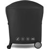 Vnierxful Copertura per barbecue per Weber Q 1000/2000 Serie con carrello portatile, 600D Oxford, copertura per barbecue impermeabile per Weber 50060001 51060001 54060001, copertura per barbecue 7113