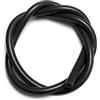 EsportsMJJ 1 M 3/4/5/6/7/8 mm Diametro Interno Tubo in Silicone Tubo Vuoto in Silicone Tubo Di Raffreddamento Turbo -Nero-4 mm