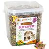 petifool Fiore resistente, 380 g, mangime complementare per roditori, mangime naturale per conigli, porcellini d'India, criceti, cincillà e molto altro ancora, senza additivi artificiali, 100%