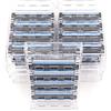 Taconic Shave 40 Triple Lama cartucce (10 x 4), compatibile con tutti i Gillette Sensori E Personna Triflexx Razor maniglie, Made in USA