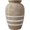 Mikasa Vaso in ceramica a righe testurizzate, 6,89 x 6,89 x 10,04