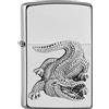 Zippo Accendino, Metallo, Cromo Satinato, Taglia Unica