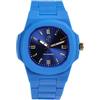 GDL Giovanni De Luca Orologio Uomo e Donna Elegante con Cassa in Policarbonato 40,5 x 8,8 mm, Quadrante Blu, Cinturino Blu e Movimento al Quarzo Giapponese - Impermeabile 5 ATM, Leggero e Resistente