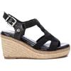 XTI Sandali 142320 Nero-Altezza Zeppa 10cm-
