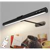 GOVSSING Lampada fotografica senza fili con telecomando, 40 cm, senza fili con 3 modalità di illuminazione, 4000 mAh, cornice ricaricabile con timer, lampada fotografica per dipingere foto