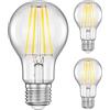 ledscom.de 3 pezzi E27 lampadina LED, A60, bianco (4000 K), 7,3 W, 1020lm, 3-step dimmer