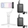 Movo Edge-DI Wireless Lavalier per iPhone - Perfetto Microfono Lav Compatto per Stabilizzatore Gimbal per Smartphone - Ottimo per Vlogging, Riprese, Insegnanti e Altro - Compatibile con DJI Osmo OM 4