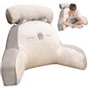 Firulab Cuscino da Lettura per Letto, Comodi Cuscini Morbidi per Lo Schienale Cuscino da Lettura, Divano Staccabile e Cuscino da Comodino Cuscino di Supporto per la Schiena con Braccioli per La Lettura