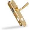 Amig - Set di Maniglie in Ottone - Modello 252 - Misura: 250 x 40 mm - Quadrato 8 mm - Finitura: Lucido