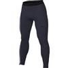 Nike M NP DF Tight Leggings, Obsidian/White, L Uomo