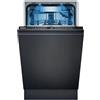Siemens SR65ZX22ME, iQ500 Smart lavastoviglie completamente integrata, cassetto portaposate, acciaio inox, essiccazione zeolite, extra silenziosa, aquaStop, programma varioSpeed, con illuminazione