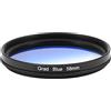 Ruilogod UV Ultra-Violet 58mm Graduato Blue Filter Lens Protector Protector foschia per SLR