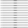 NEO+ Ricariche per penna a sfera da 67 mm di lunghezza, D1 compatibili con Smartpen Livescribe 3 Nero, blu o rosso. 67mm 12 x Black ink