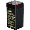 GBC Batteria Al Piombo Ricaricabile 4V 4,5Ah