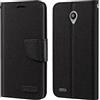 Shantime Vodafone Smart Prime 6 Case, Oxford Custodia a portafoglio in pelle con morbido TPU Cover posteriore Magnete Flip Case per Vodafone Smart Prime 6