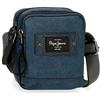 Pepe Jeans Vivac, Bagagli Borsa A Tracolla Uomo, Blu (Blue), 12x15x3 5 cms