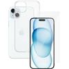PanzerGlass Custodia telefono trasparente & pellicola protettiva | PanzerGlass™ | iPhone 15 Plus