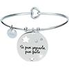 Aloha Bracciali in acciaio per donna con frasi sul amicizia, amore e sogni (Se puoi sognarlo puoi farlo)