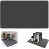 PacuM Grigio Scuro Tappetino Scolapiatti 60 cm x 50 cm Assorbente Tappetino