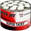 Generisch Overgrip Super Tacky Tape Plus Tennis Pros PRO - 60 Cinghie per Maniglia, Colore: Bianco