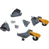 BORA Portamate pm-1100 Universal mobile base kit. 400 lb. Capacità Move your Heavy Power Tools and Equipment around your Shop con facilità e stabilità. Nero