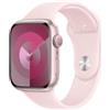 Apple Watch Series 9 Alluminio rosato 45mm Bracciale Sport rosa chiaro S/M (GPS + Cellular) | nuovo |