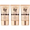 URFEDA 3PCS Gold Snail BB Cream Make Up BB Cream SPF 50+ Protezione solare Correttore BB Cream Idratante Illuminante Crema da giorno colorata Idratante colorato Crema solare solare per il viso SPF 50