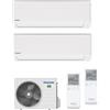 Panasonic CLIMATIZZATORE PANASONIC DUAL SPLIT R32 MULTI TZ 12000+12000 BTU CU-2Z50TBE A+++/A++ WI-FI
