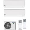 Panasonic CLIMATIZZATORE PANASONIC DUAL SPLIT R32 MULTI TZ 12000+12000 BTU CU-2Z50TBE A++/A++ WI-FI 2024