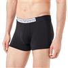 Emporio Armani Underwear Men's Boxer Logo Label, Uomini, Black,