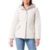 Geox W Myria Mid Parka, Giacca Donna, Moonbeam, 40