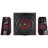 Trust Altoparlanti 2.1 Gaming GSP-421 120W Max. (60W RMS) SUBWOOFER Legno 40W Telecomando cablato con ingresso Linea