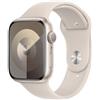 Apple Watch Series 9 Alluminio galassia 45mm Cinturino Sport galassia M/L (GPS) | nuovo |