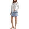 United Colors of Benetton Maglia Coreana M/L 103CD500I Maglione Cardigan, Bianco Latte 074, L Donna