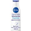 NIVEA Crema Corpo Idratante Express 6 x 250 ml, Crema Idratante arricchita con Minerali Marini, Lozione corpo leggera con formula a rapido assorbimento