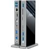 ADJ Docking Station usb3.0 York 13in1 hdmi dvi vga lan 5xusb sd/tf 3.5mm - 143-00025