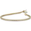 Gioielli di Valenza Bracciale Tennis in oro Giallo 18k con diamanti