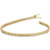 Gioielli di Valenza Bracciale Tennis oro Giallo 18k con Diamanti
