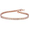Gioielli di Valenza Bracciale Tennis in oro Rosa 750 con Diamanti