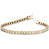 Gioielli di Valenza Bracciale Tennis in oro Giallo 750 con Diamanti