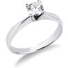 Gioielli di Valenza Solitario Desiderio 0,30 ct in Oro Bianco 18k