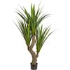 Gasper Agave Artificiale 3 Rami con Vaso in pvc H160 cm